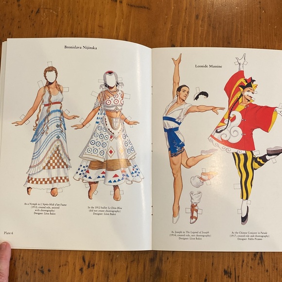 Vintage Russian ballet dancing paper dolls - Picture 6 of 10